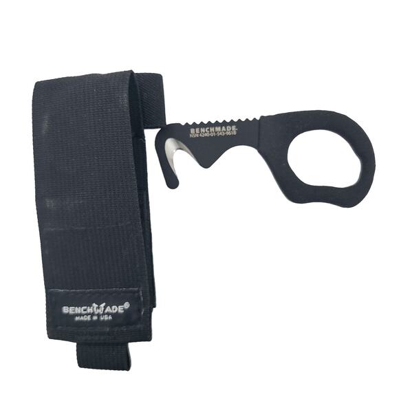 Benchmade Rescue Hook 7 Protective Sheath Stainless Steel Black MOLLE Compatible - Picture 9 of 9